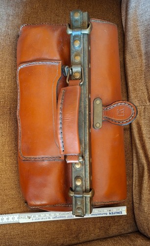 Arzttasche braunes leder - arzttasche,