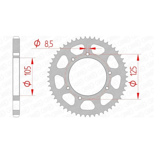 Afam standard stahlritzel - afam,