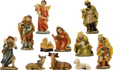 Krippenfiguren set polyresin - krippenfiguren,