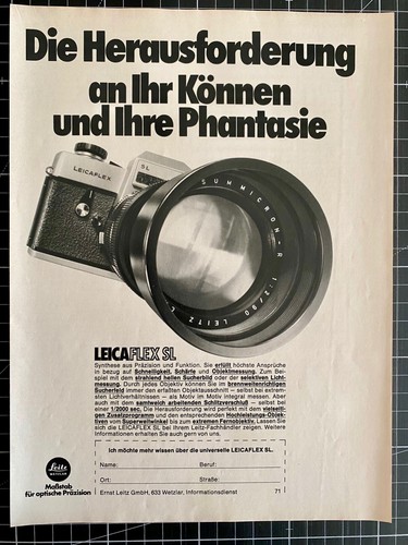 Leitz leicaflex kamera - leitz,