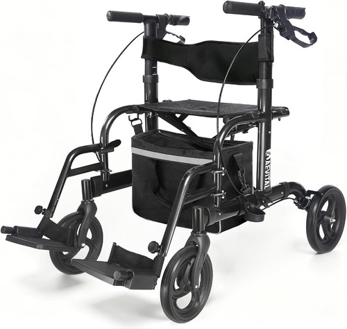 Rollstuhl rollator kombination - rollstuhl,