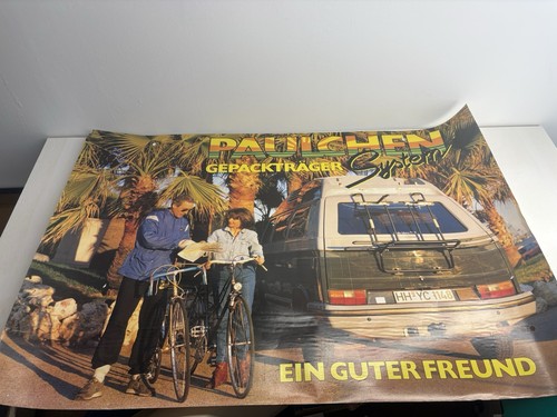 Plakat werbung paulchen - vw,