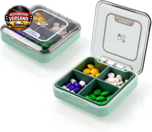 Pillendose klein tablettenbox - pillendose, klein,