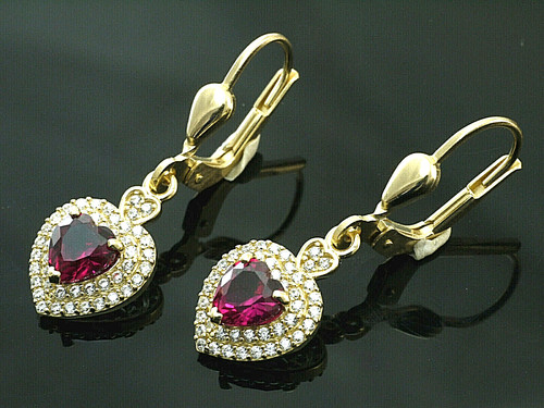 585 gold ohrringe mit - 585,