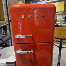 Retro smeg kühlschrank rot - kühlschrank, in