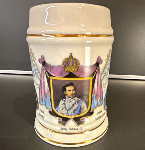Porzellan bierkrug könig - porzellan-bierkrug,