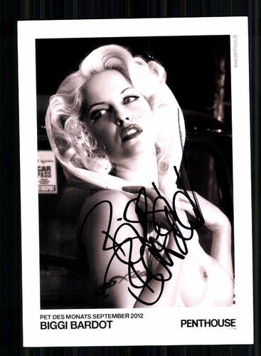 Biggi bardot autogrammkarte - biggi,
