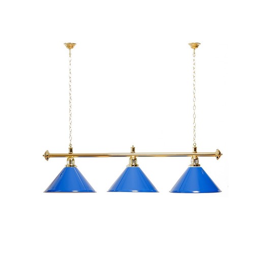 Billardlampe blaue schirme - blaue,
