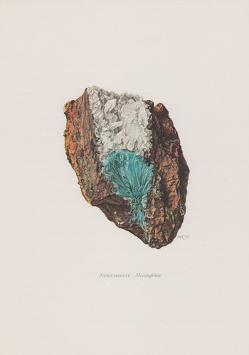 Aurichalcit messingblüte - aurichalcit,