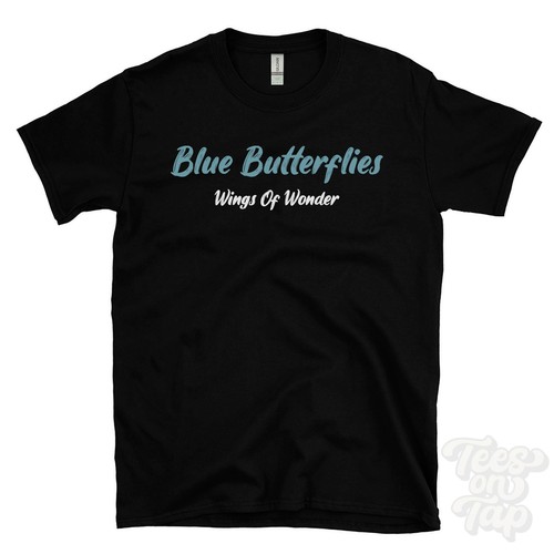 Blue butterflies wings - blue, of