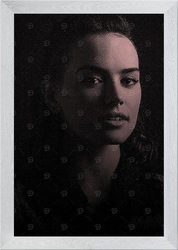 Daisy ridley gerahmtes - daisy,