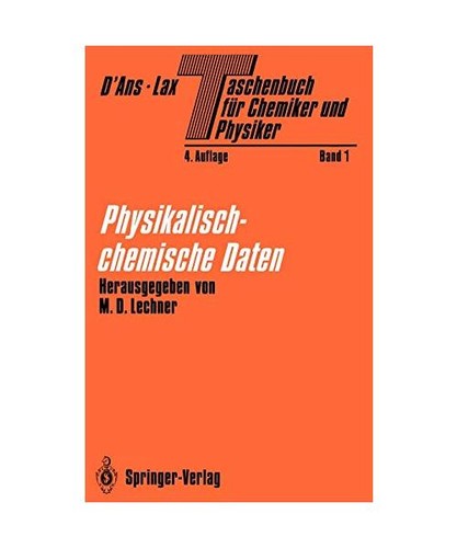 Taschenbuch für chemiker - taschenbuch,
