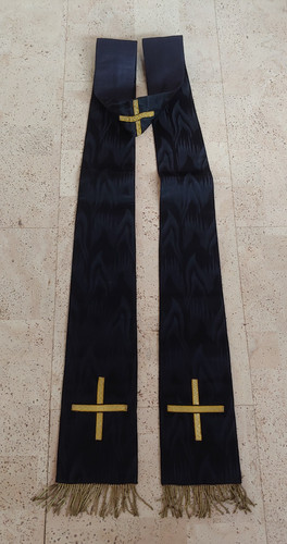 Schöne schwarze stola - stola, edler