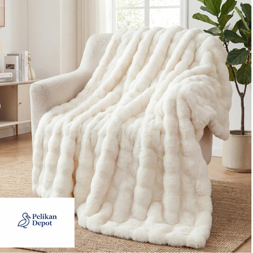 Kuscheldecke kaninchen plüsch - kaninchen,