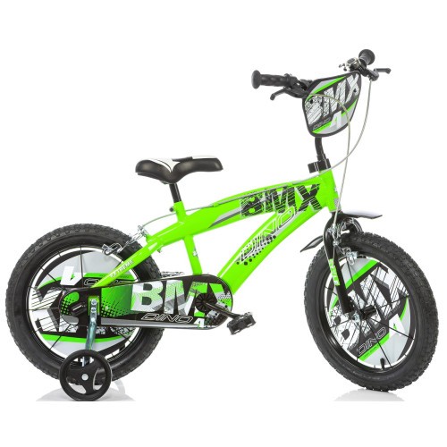 Jungenfahrrad grün dino - 14",