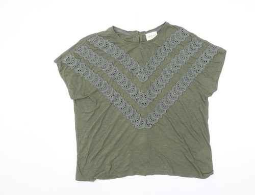 Grünes basic shirt - grünes, basic-t-shirt