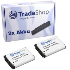2x Akku 1300mAh ersetzt NP-BX-1 NPBX1 für Sony Camcorder HDR-AS15 HDR-AS-15