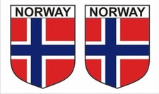 Norwegen wappen aufkleber - 2, x