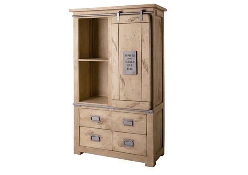 Highboard schrank mangoholz - highboard,