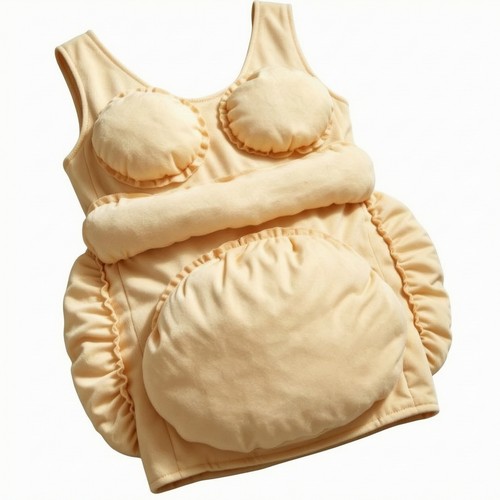 Kostüm mit stoffbauch - mit,