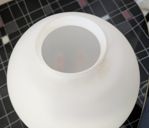 Kugelglas weiß matt 200mm - weiß,