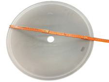 E27 Lampenschirm D44 cm Glasschirm Italy Pendellampe weiss milchig Öffnung 4 cm