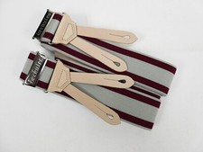 Vintage Hosenträger HERKULES / ELIT*E*  Rot 110cm + 8 Knöpfe Feldhose Uniform