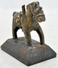 Antike Messing Pferdefigur