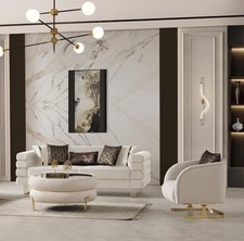 Luxus 2tlg Wohnzimmer Set Sofa