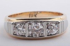 Einkaräter Diamant Ring 1ct
