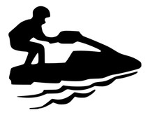 Jetski Aufkleber Sticker Auto