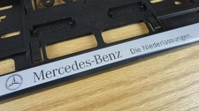 1x KFZ-Kennzeichenhalter Mercedes-Benz Die Niederlassungen