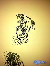 Wandtattoo TIGER 7 Wohnzimmer Wandaufkleber Deko oracal Matt Raubkatze