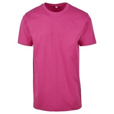 Build your Brand T-Shirt Round Neck T-Shirt Oberteil Shirt Basic viele Farben 