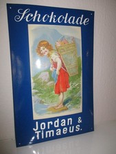 Emailschild Schokolade Jordan & Timaeus