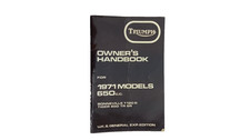 📓� Triumph "Owner's