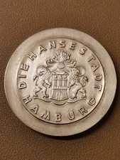 Silber Medaille 835 Hamburg