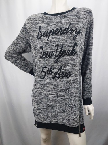 Superdry kleid longpullover - kleid,