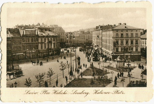 Lemberg lwów plac halicki - lemberg,