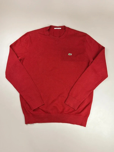 Lacoste vintage pullover rot - lacoste,