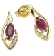 Ohrstecker Ohrringe 375 Gold