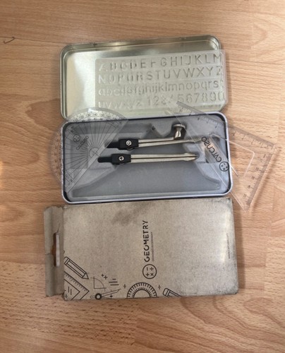 Geometrie set zirkel lineal - geometrie,