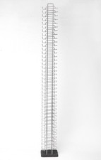 Designer CD Ständer Edelstahl  Enzo Mari Italien ca. 1993 für  80-120 cds