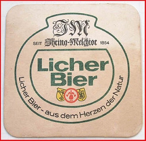 Zwei stück bierdeckel - (3a),