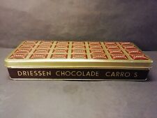 DRIESSEN CARRO Schokolade Blechdose antik Original Werbung Kakao Holland