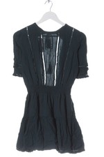 SESSUN Kurzarmkleid Damen Kleid Gr. DE 36 blau Casual-Look