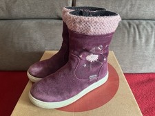 RICOSTA Mädchen Stiefel SympaTex Outdoor  Gr. 30 Beere Lila gefüttert, Ballerina