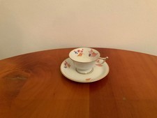 Sammeltasse mit Unterteller / Mokkatasse Thomas Bavaria mit Goldrand