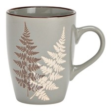 Tasse Becher Blatt Dekor aus