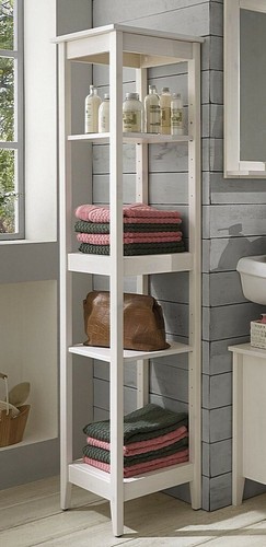 Massivholz regal weiß - regal, o
